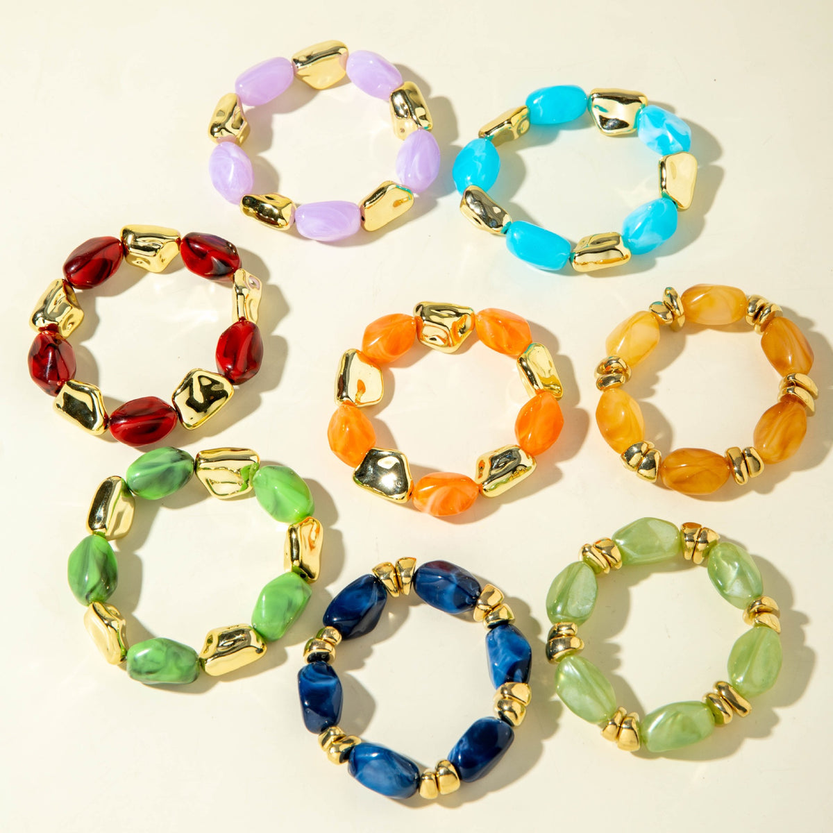 Stretchy acrylic Bracelet