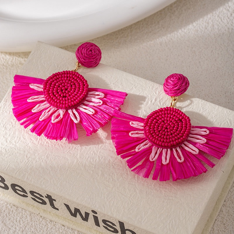 Open Flower Earrings