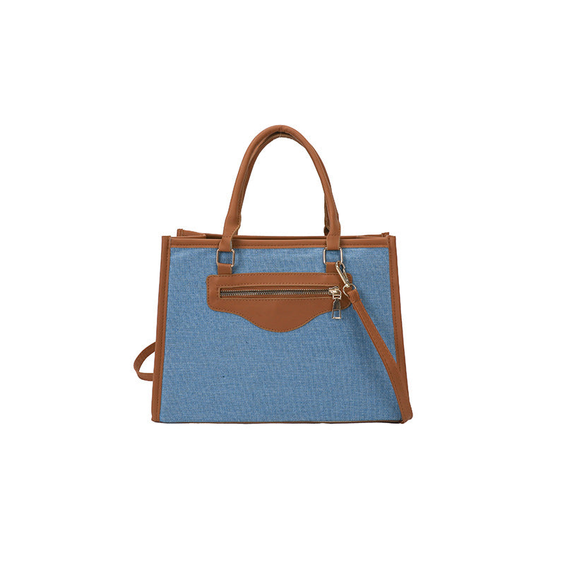 Denim Caramel Handbag