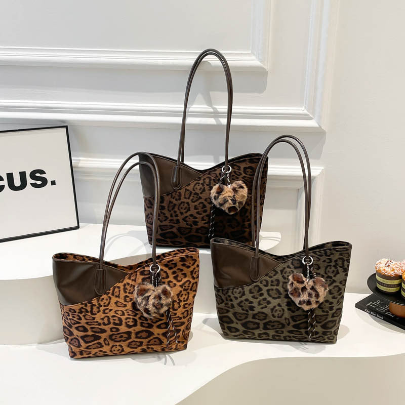 Leopard Printed Tote Handbag
