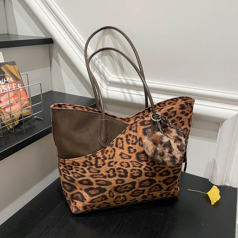 Leopard Printed Tote Handbag