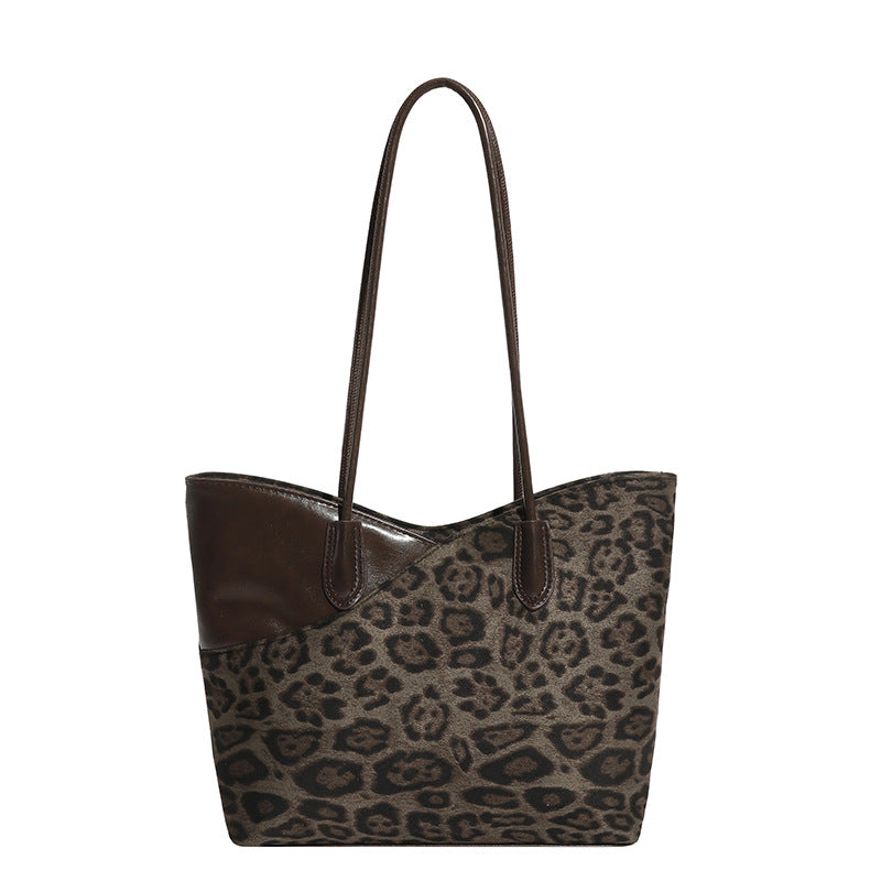 Leopard Printed Tote Handbag