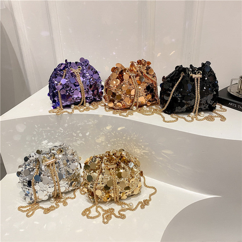 Glittery Crossbody Bag