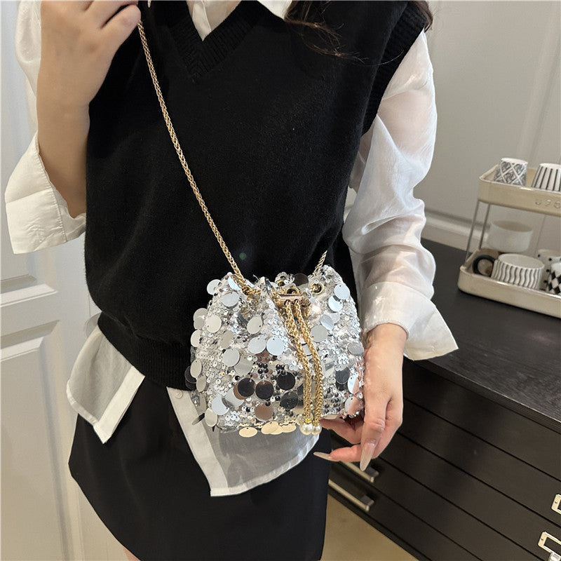 Glittery Crossbody Bag