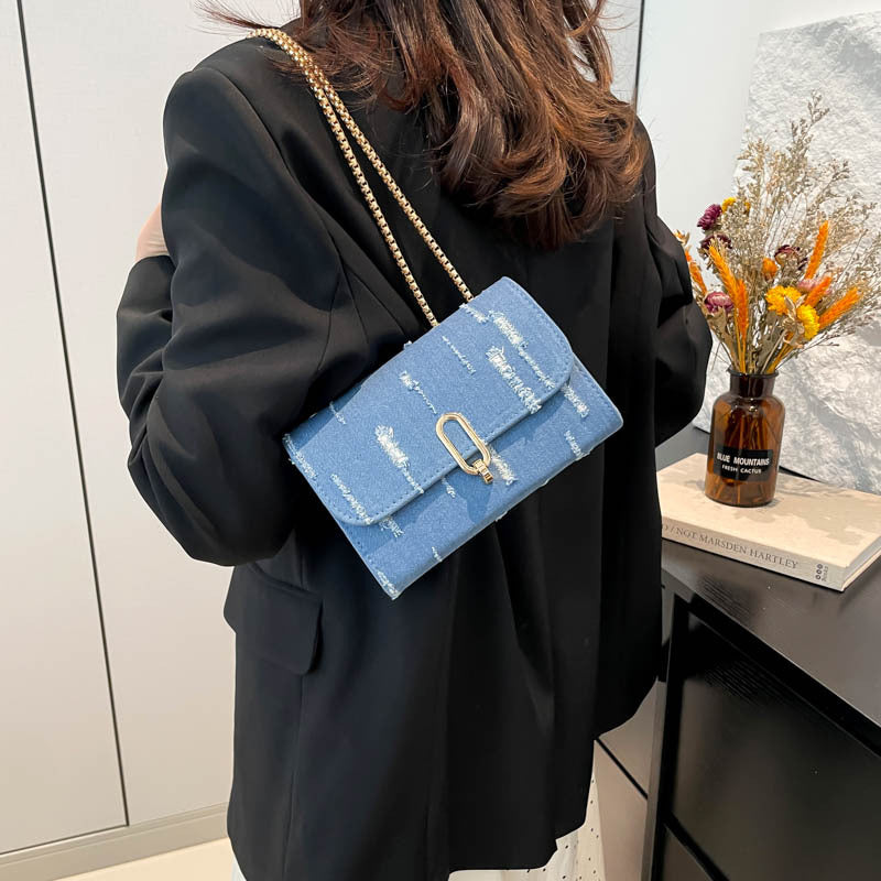 Denim Crossbody Bag