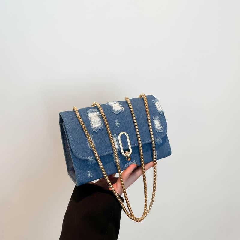 Denim Crossbody Bag