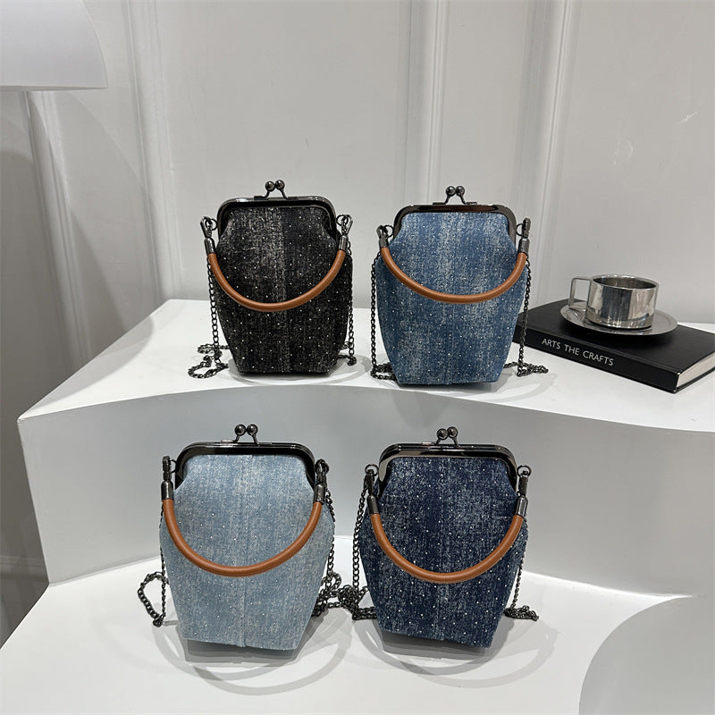 Denim Crossbody Bag