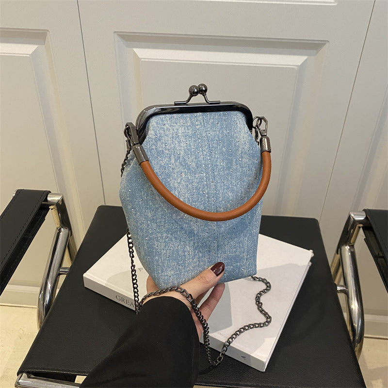 Denim Crossbody Bag