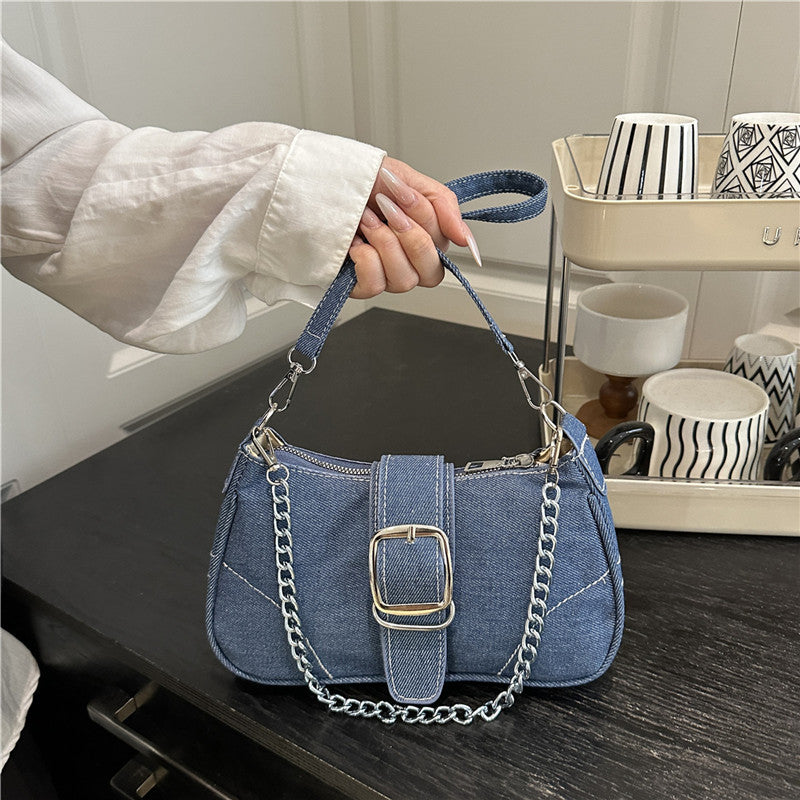Denim Shoulder Bag