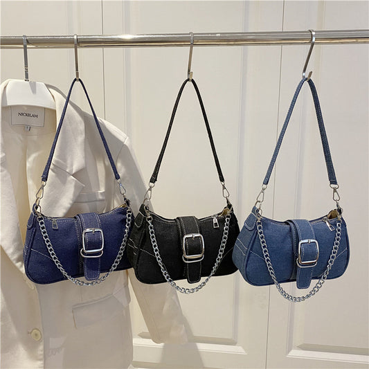 Denim Shoulder Bag