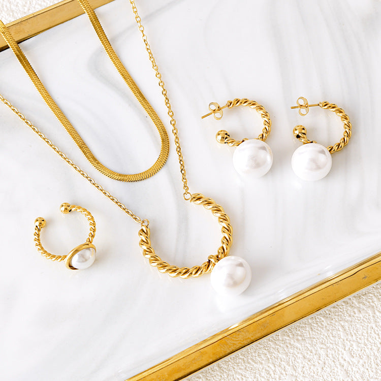Stainless Steel Necklace Set