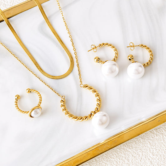 Stainless Steel Necklace Set
