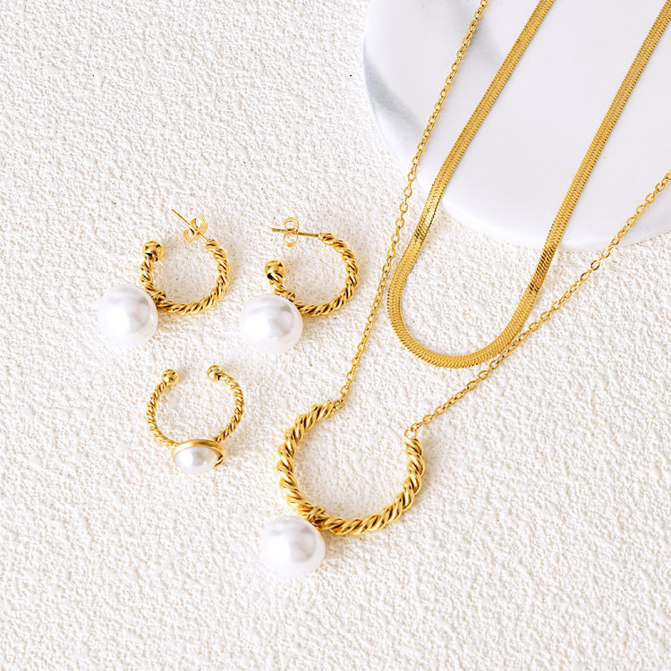 Stainless Steel Necklace Set