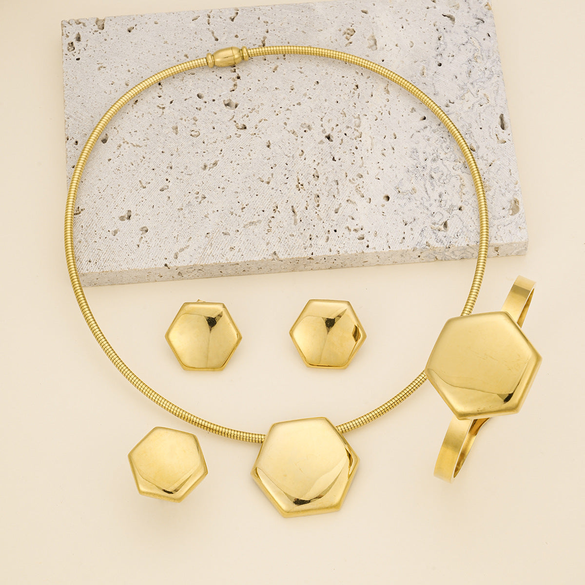 Stainless Steel Necklace Set