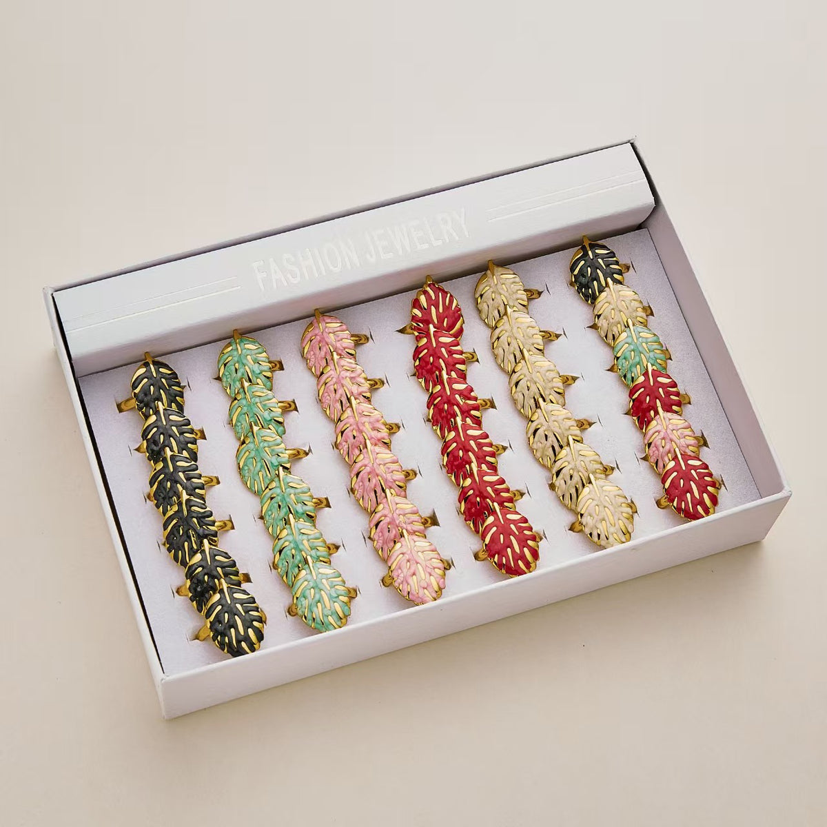 Stainless Steel Rings 36 pieces