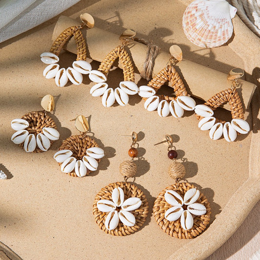 Boho Wood Earrings