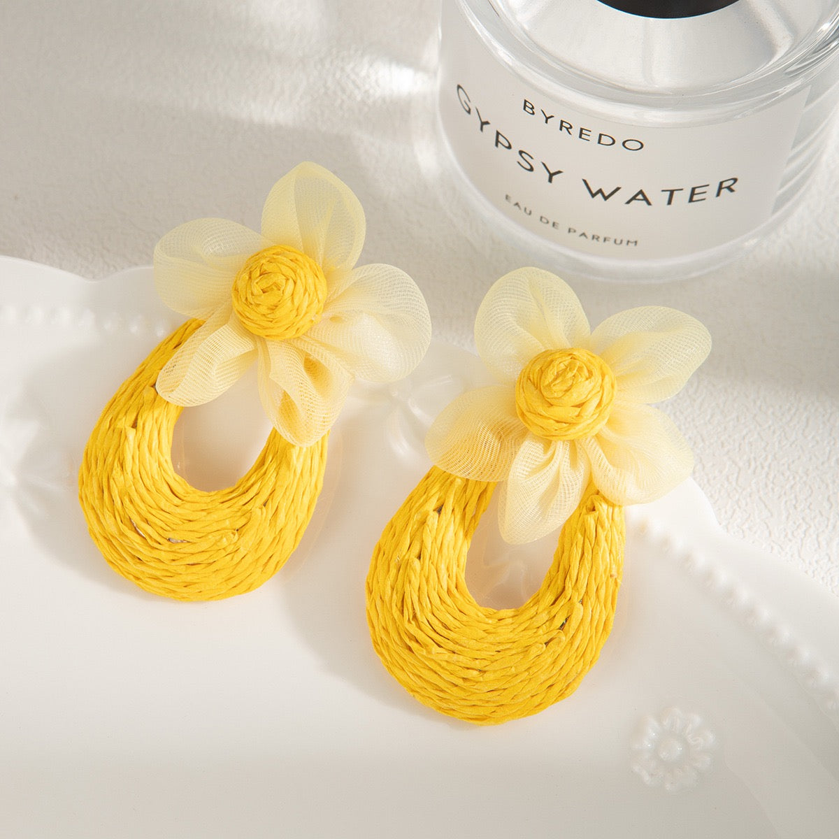 Flower Cabana Oval Hoop