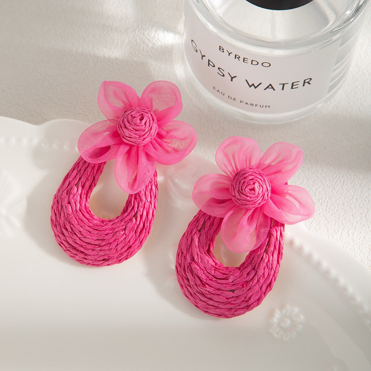 Flower Cabana Oval Hoop
