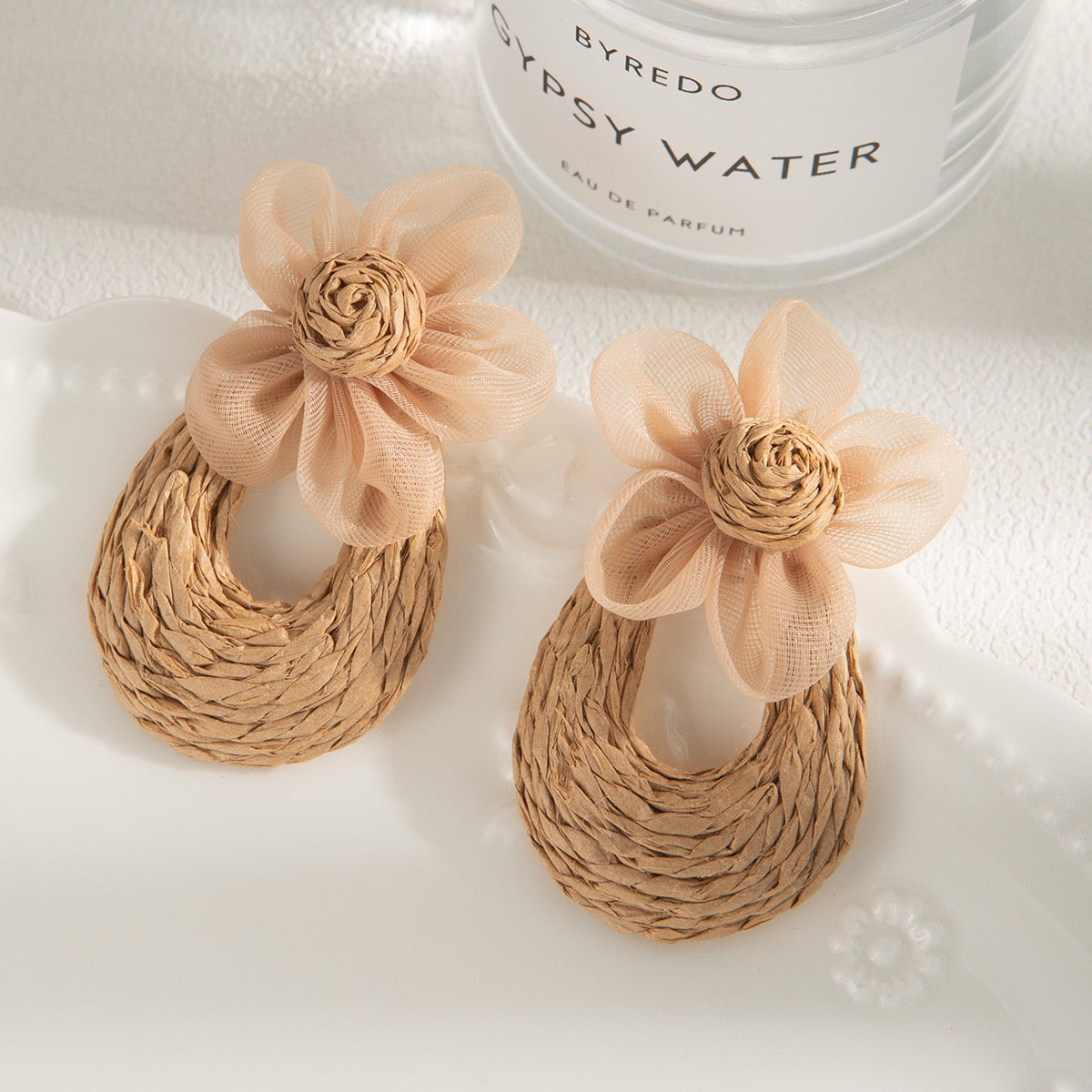 Flower Cabana Oval Hoop