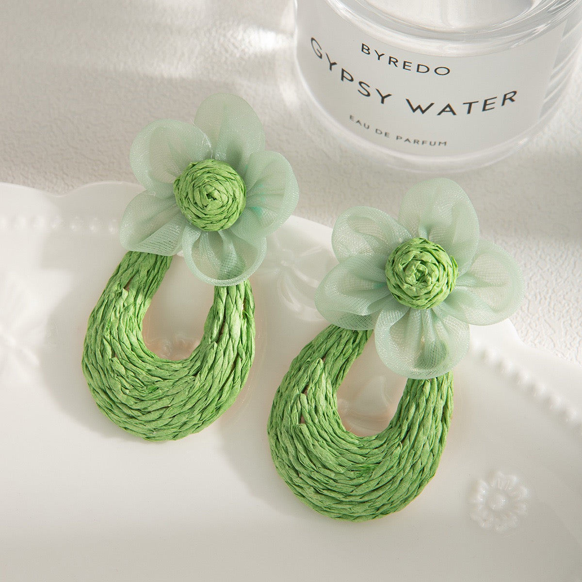 Flower Cabana Oval Hoop