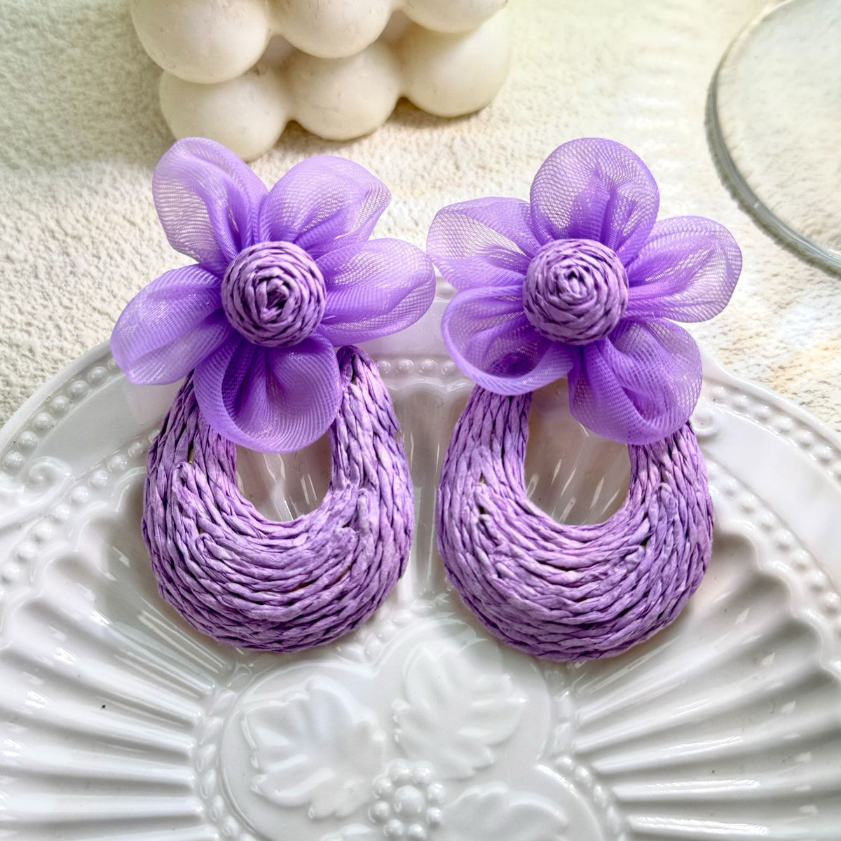 Flower Cabana Oval Hoop