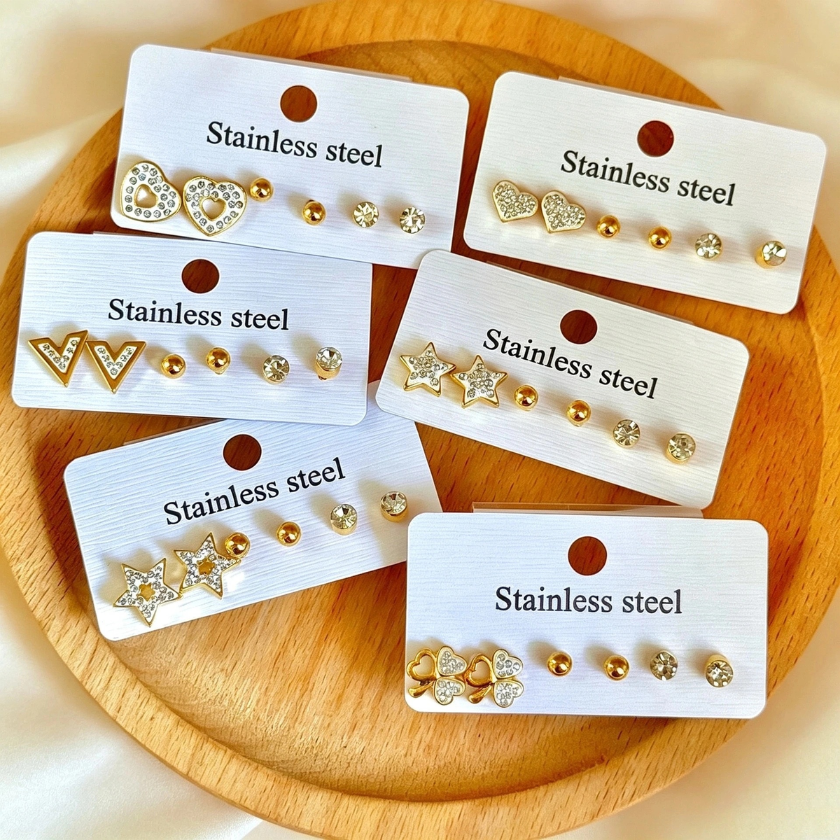 Stainless Steel Studs Set
