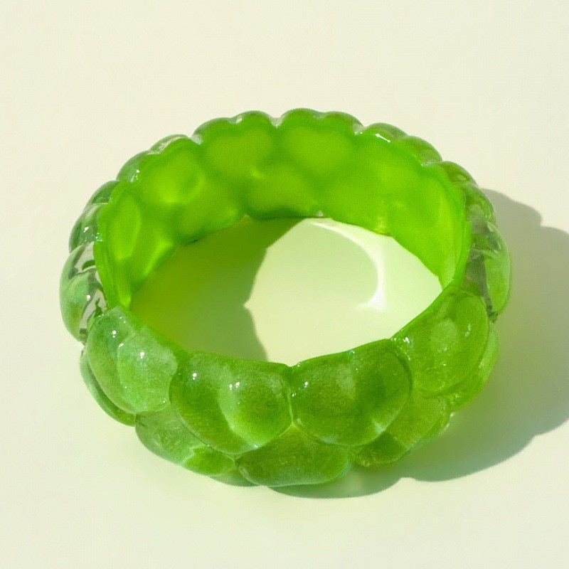 Hearts Acrylic Bangles