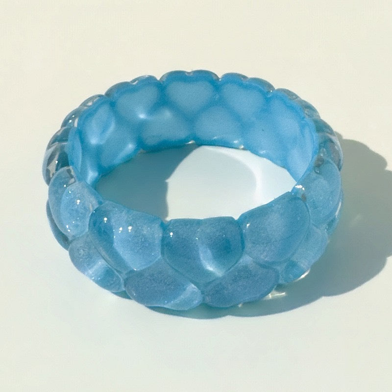 Hearts Acrylic Bangles