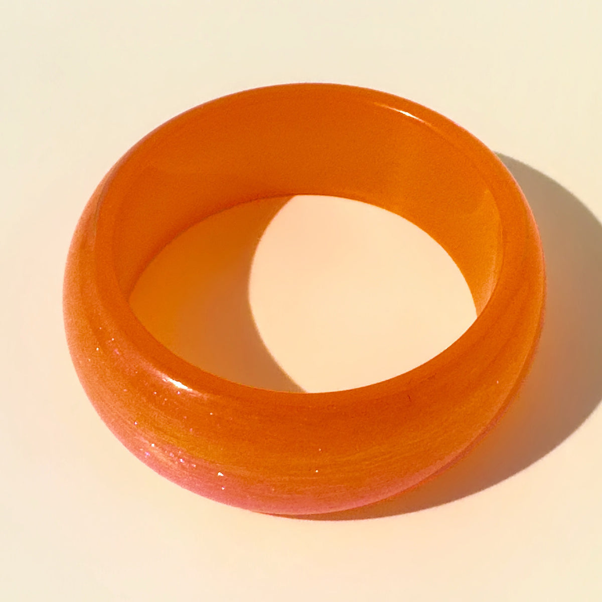 Acrylic Shiny Bangle Bracelet