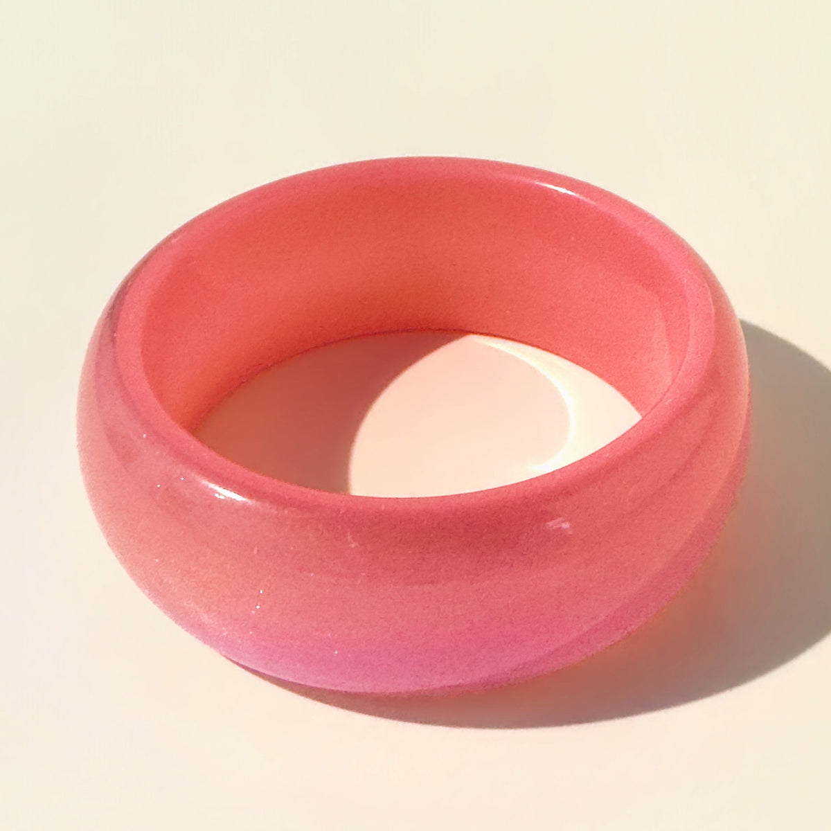 Acrylic Shiny Bangle Bracelet