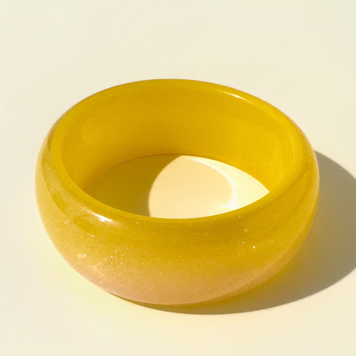 Acrylic Shiny Bangle Bracelet