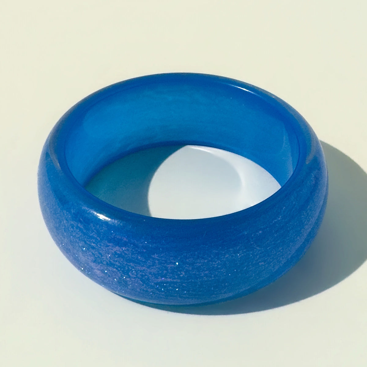 Acrylic Shiny Bangle Bracelet