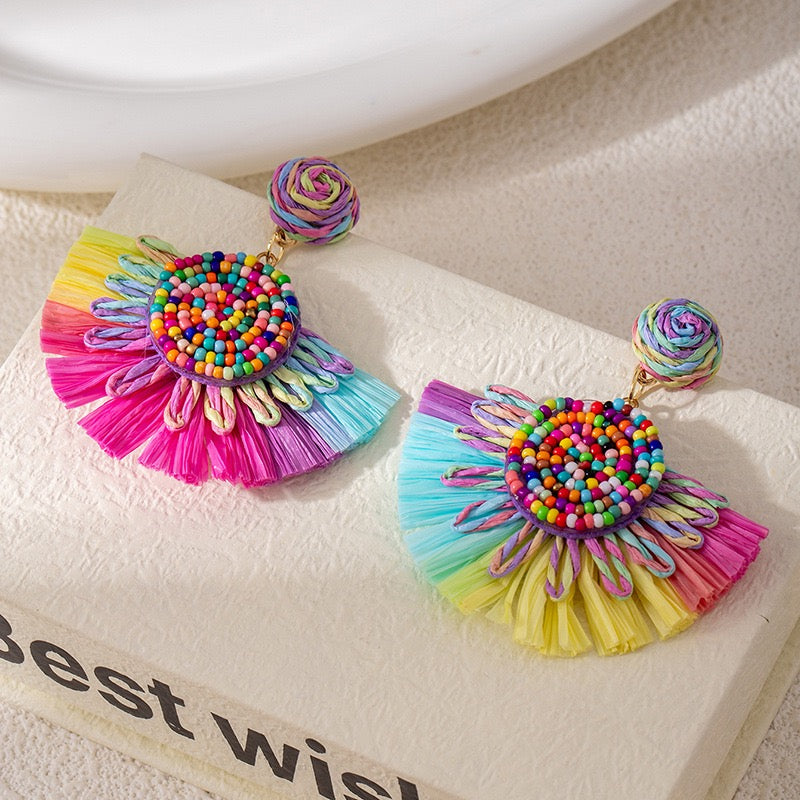 Open Flower Earrings