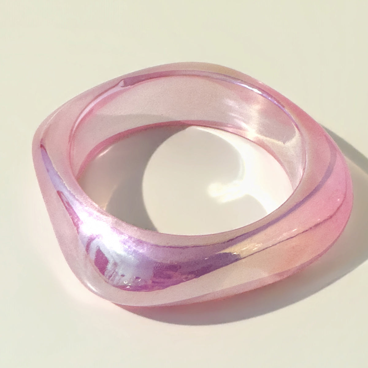 Acrylic Bangle Bracelet