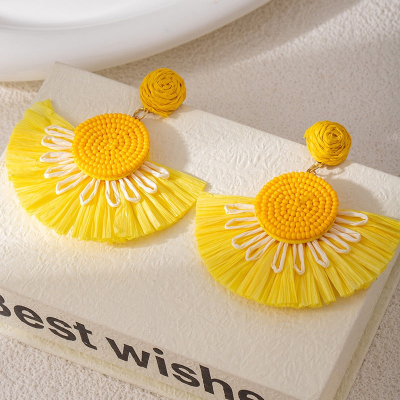 Open Flower Earrings