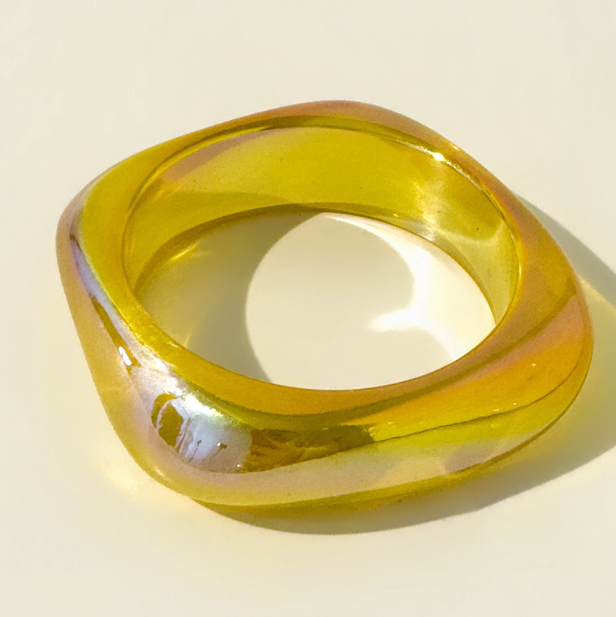 Acrylic Bangle Bracelet