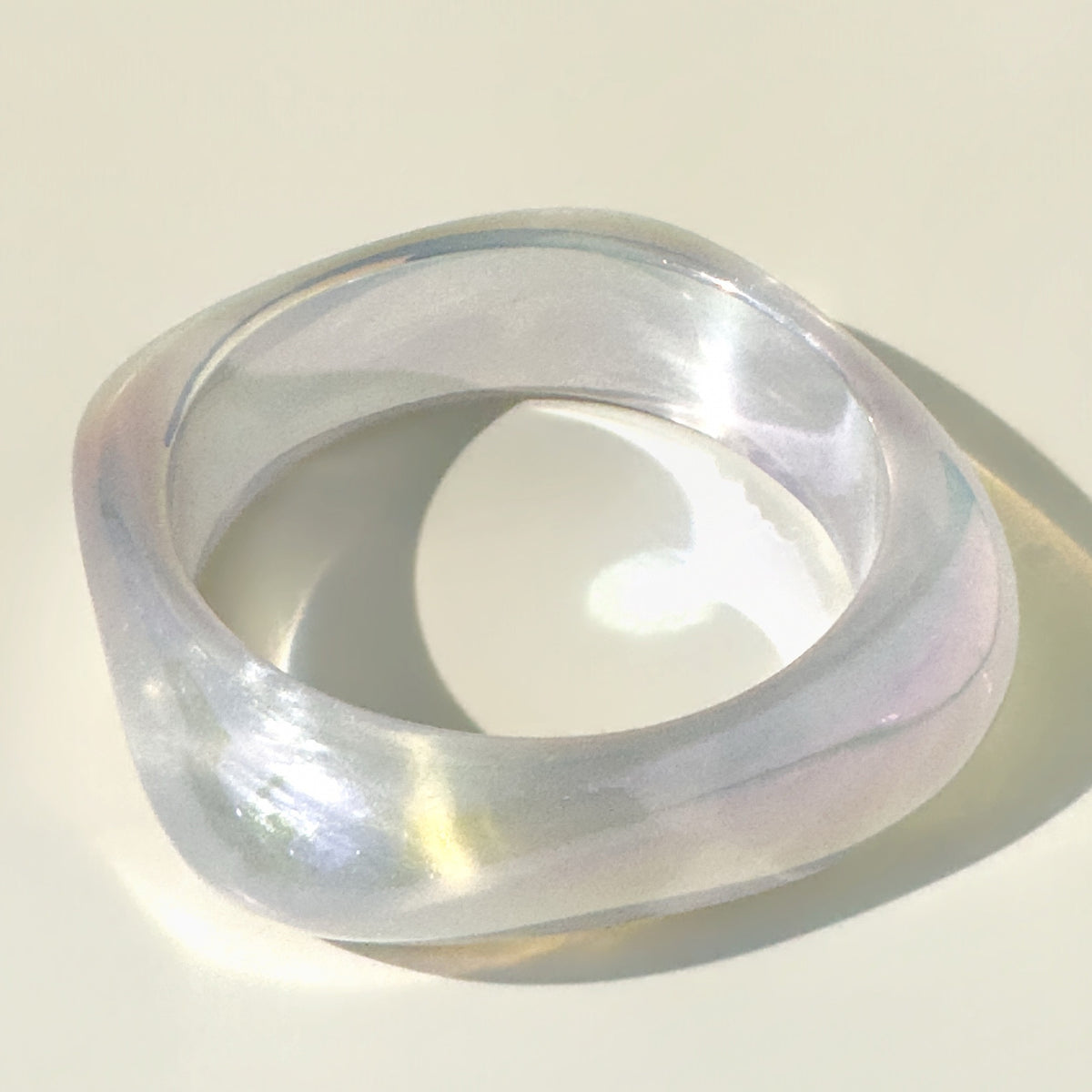 Acrylic Bangle Bracelet