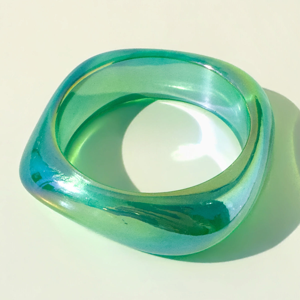 Acrylic Bangle Bracelet