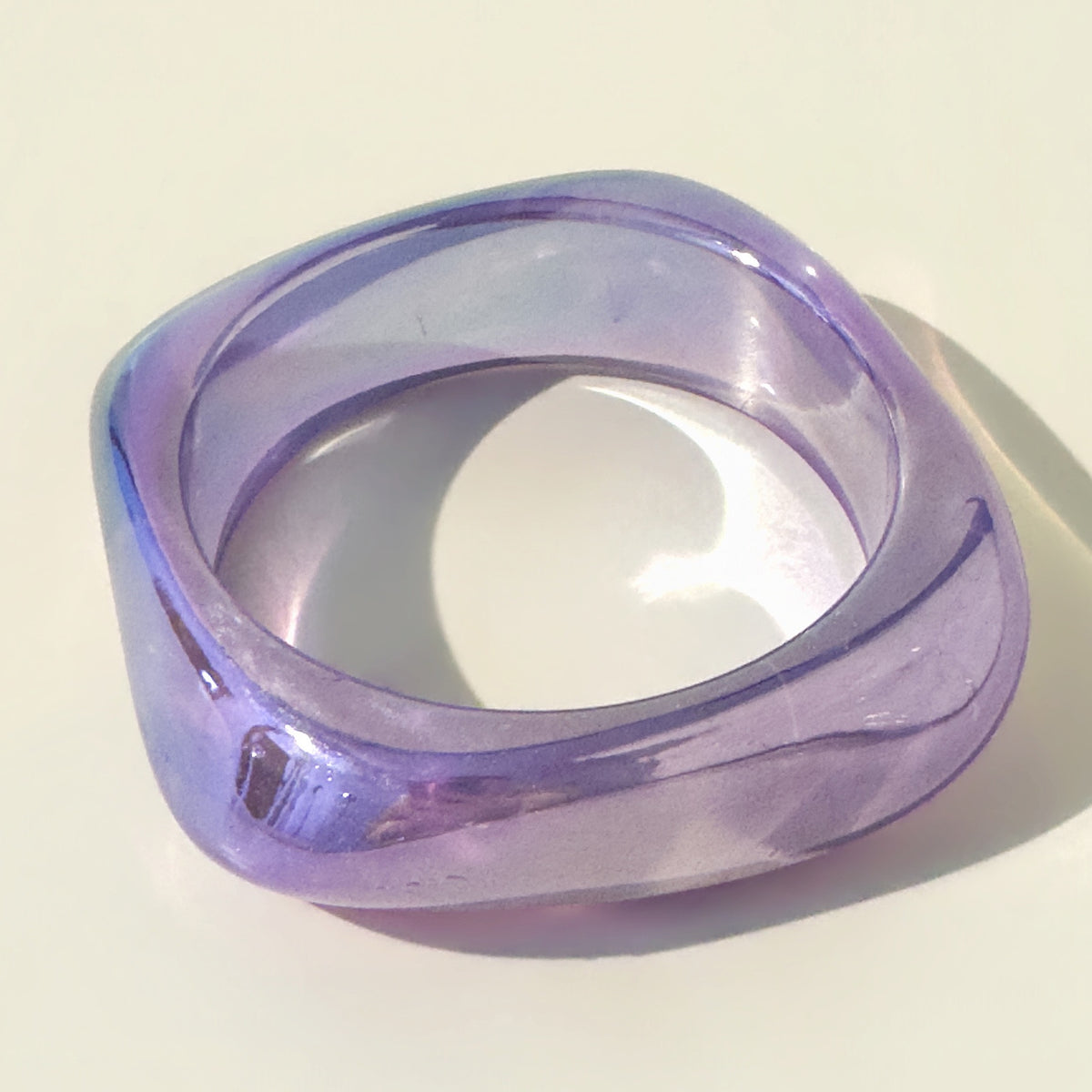 Acrylic Bangle Bracelet