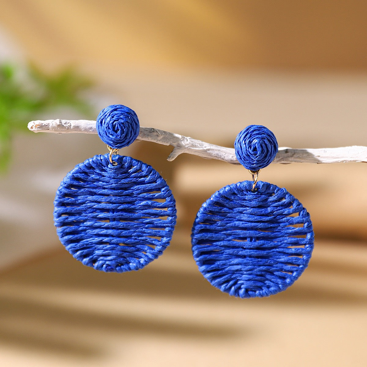 Rattan Boho Earrings