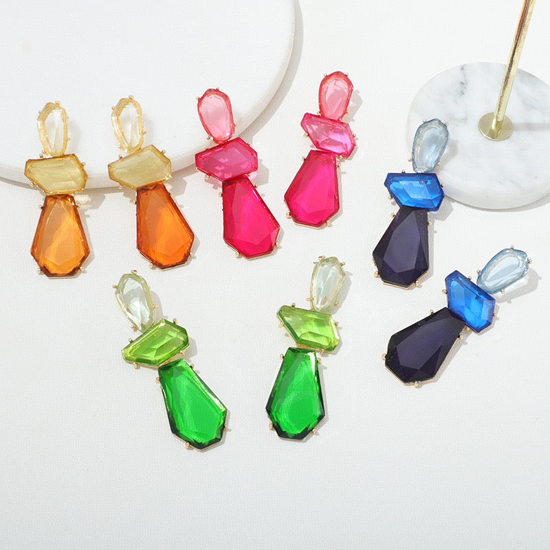 Jewel Hanging earrings