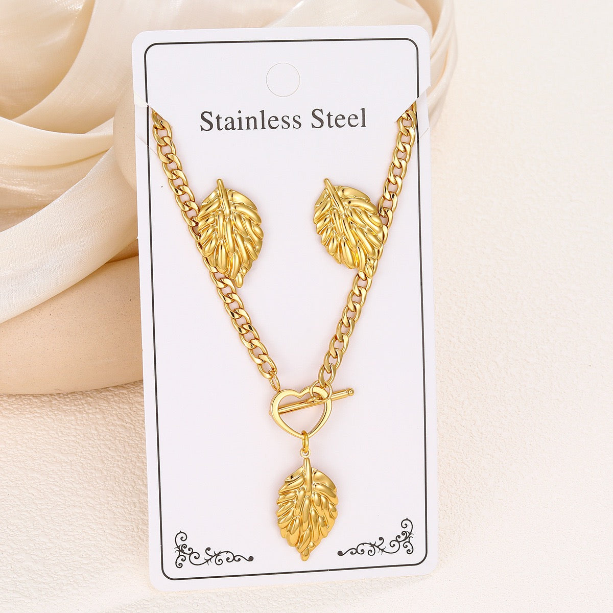 Stainless Steel Necklace Set