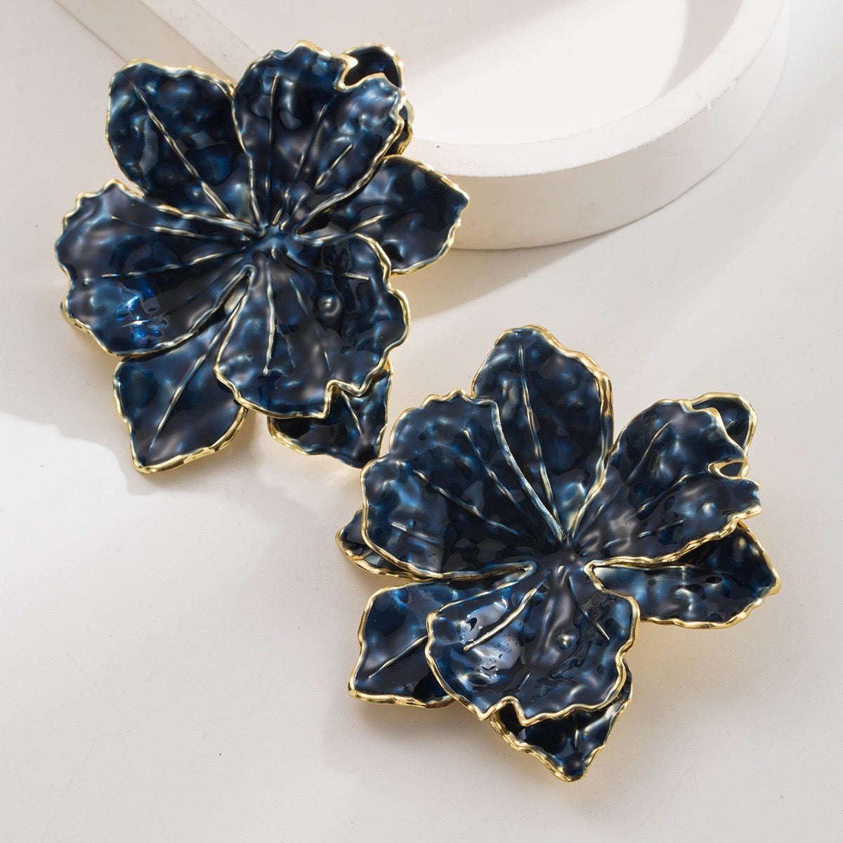 Flower Metal Earrings