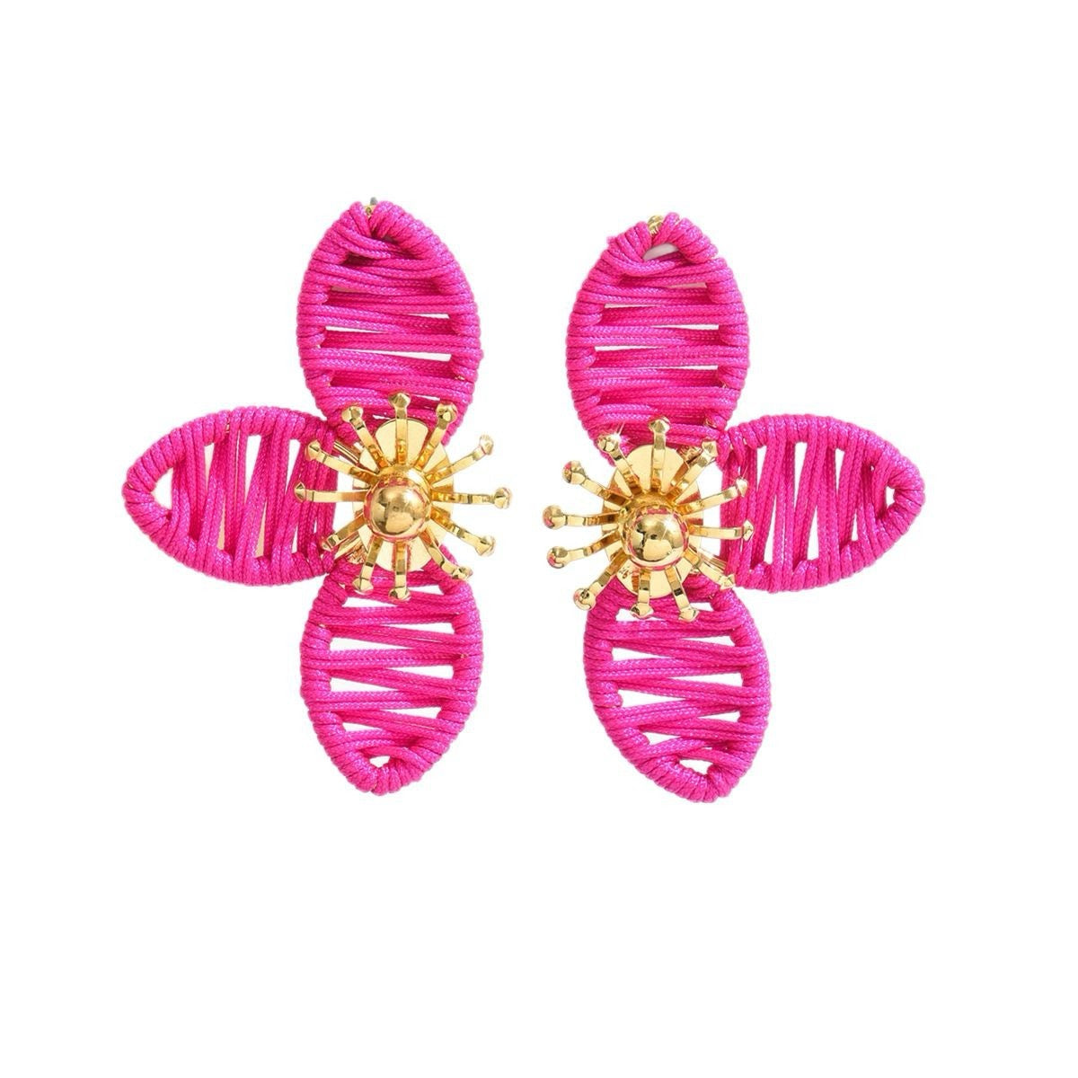 Half Flower Cabana stud earring